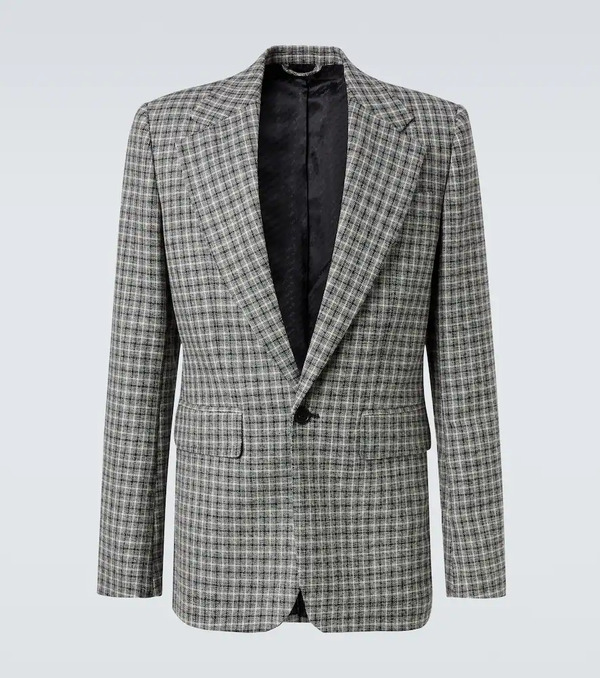  Acne Studios Acne Studios Checked Wool Suit Jacket 
