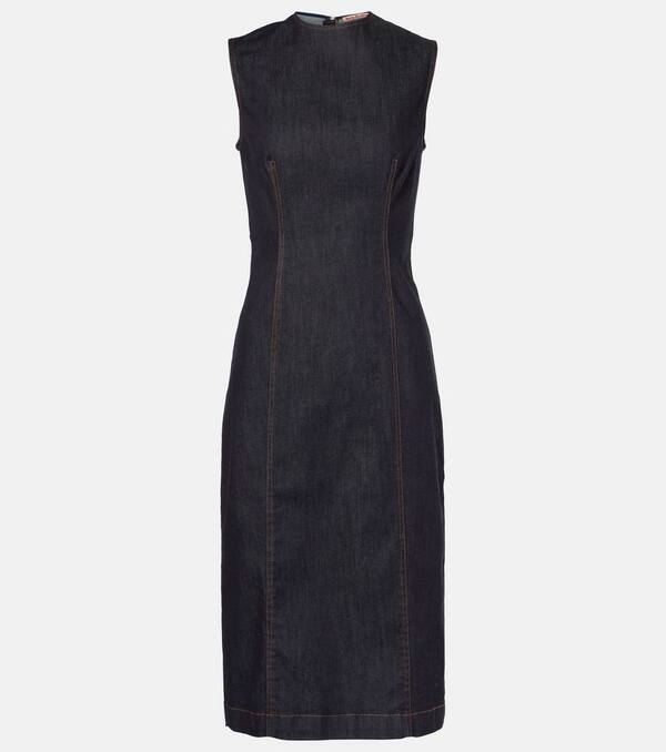  Acne Studios Acne Studios Denka Denim Midi Dress 