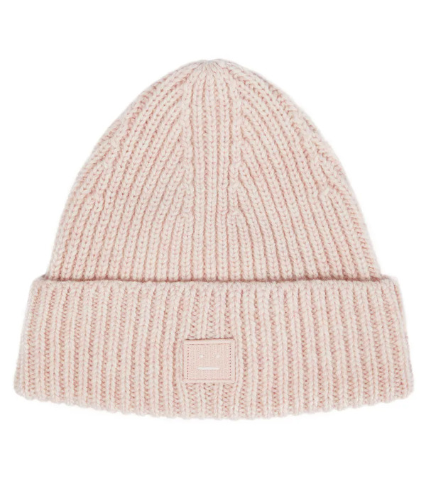  Acne Studios Kids Acne Studios Kids Ribbed-knit Wool Beanie 