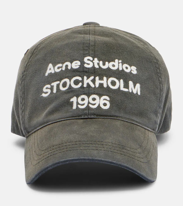  Acne Studios Acne Studios Logo Cotton Twill Baseball Cap 