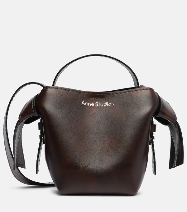  Acne Studios Acne Studios Musubi Small Leather Crossbody Bag 