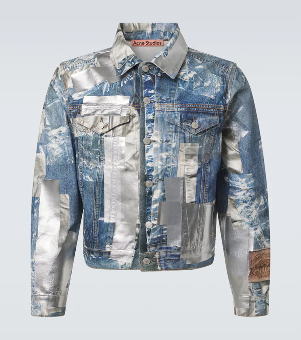  Acne Studios Acne Studios Printed Denim Jacket 