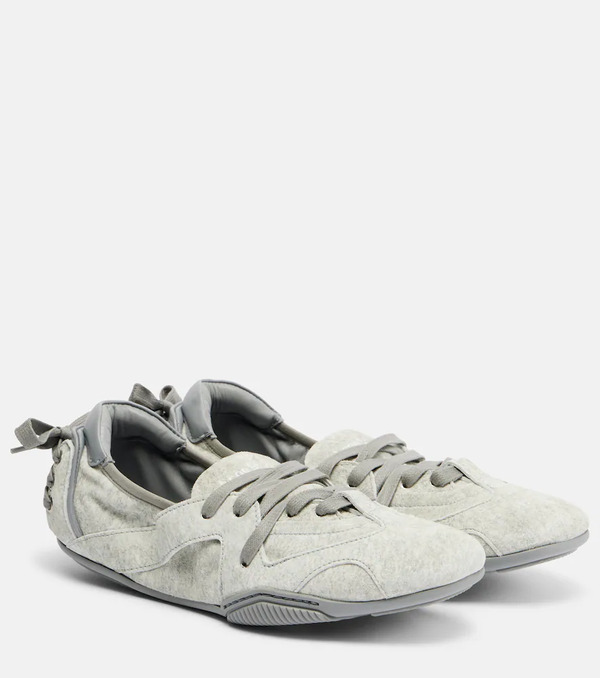  Acne Studios Acne Studios Suede Ballet Flats 