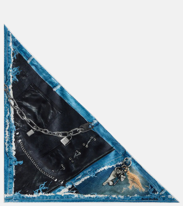  Acne Studios Acne Studios Trompe-lâåil Silk Scarf 
