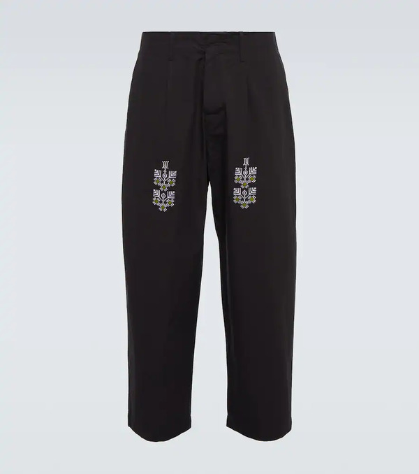  Adish Adish Qrunful Embroidered Cotton Pants 