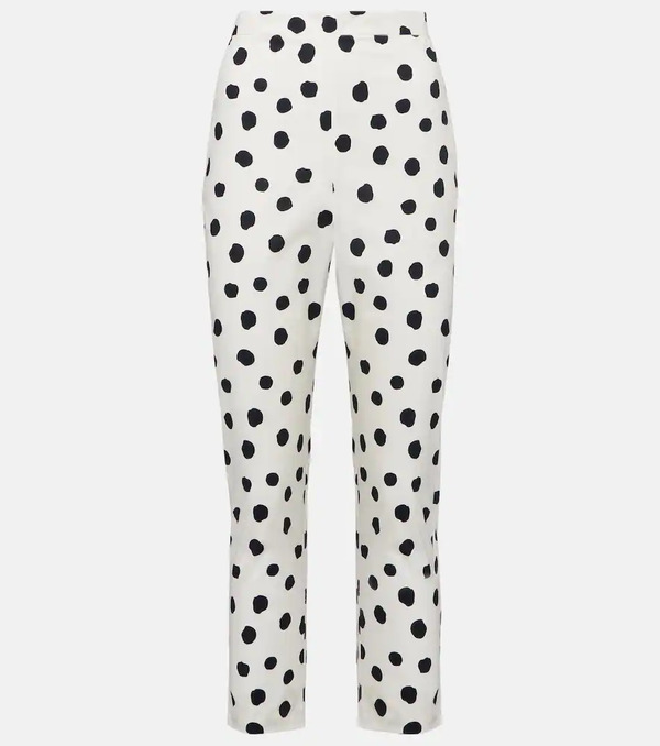  Adriana Degreas Adriana Degreas Cotton-blend Capri Pants 