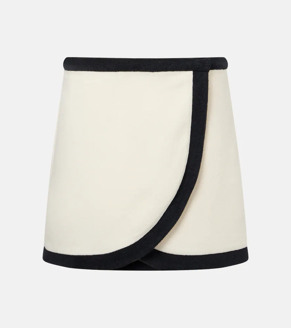  Adriana Degreas Adriana Degreas Cotton-blend Wrap Skirt 