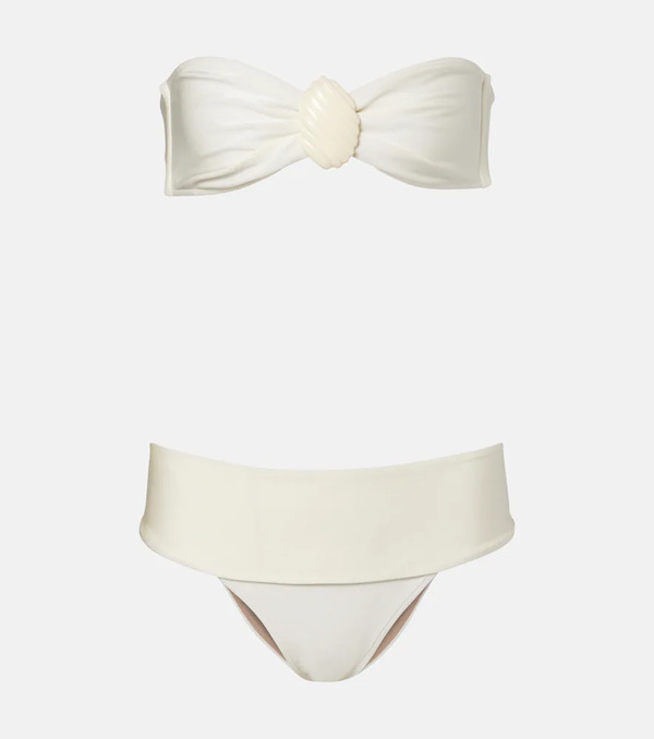  Adriana Degreas Adriana Degreas Embellished Bandeau Bikini 