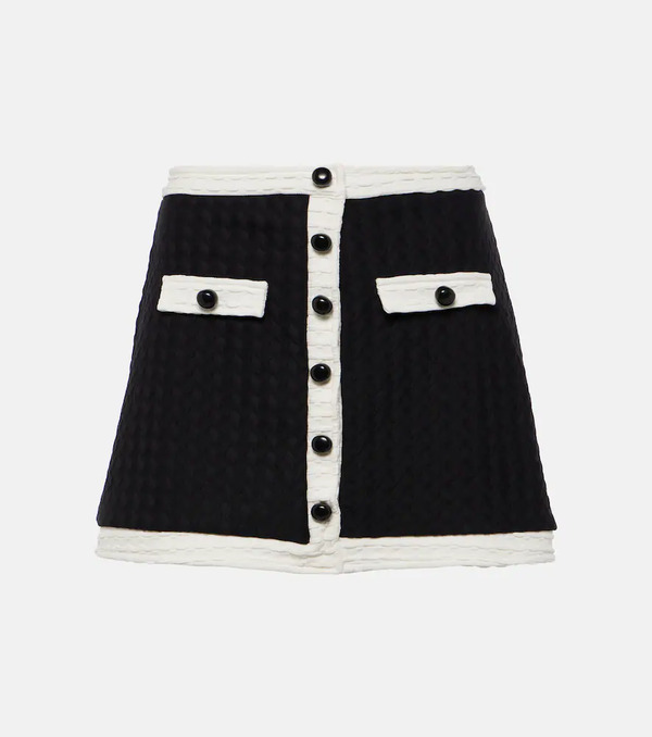  Adriana Degreas Adriana Degreas Jacquard Miniskirt 