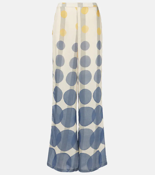  Adriana Degreas Adriana Degreas Polka-dot Wide-leg Pants 