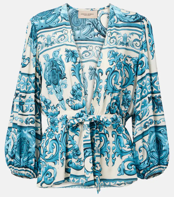  Adriana Degreas Adriana Degreas Printed Blouse 