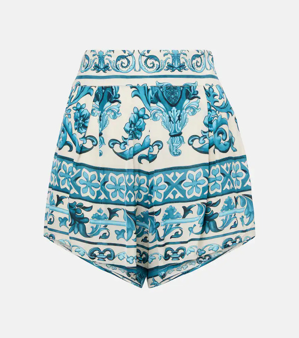  Adriana Degreas Adriana Degreas Printed High-rise Shorts 