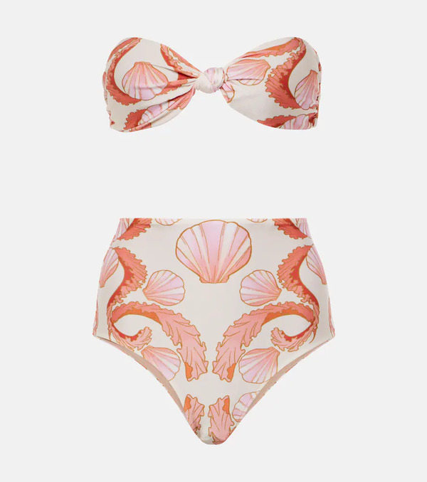  Adriana Degreas Adriana Degreas Seashell High-rise Bikini 