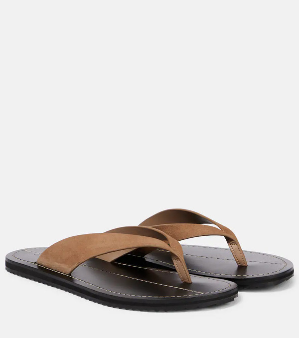  A.emery A.emery Flora Suede Thong Sandals 