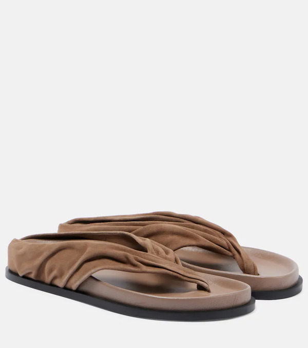 A.emery A.emery Shaw Suede Thong Sandals 