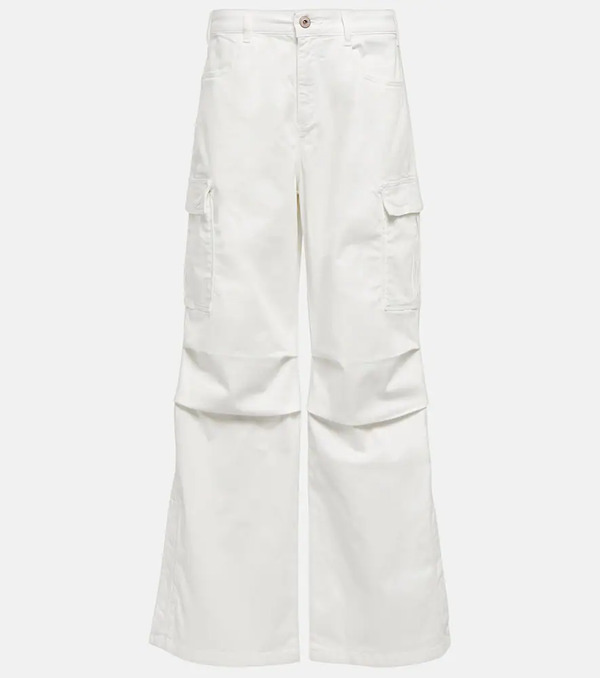  Ag Jeans Ag Jeans Cargo Moon High-rise Wide-leg Pants 