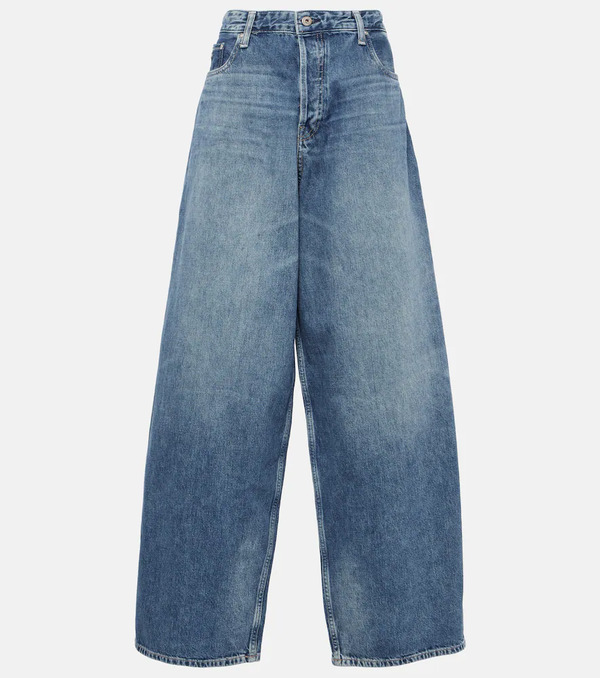  Ag Jeans Ag Jeans Mari High-rise Wide-leg Jeans 
