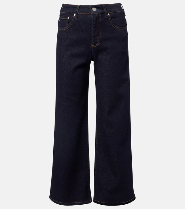  Ag Jeans Ag Jeans Saige Cropped Wide-leg Jeans 