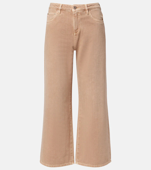 Ag Jeans Ag Jeans Saige Cropped Wide-leg Jeans 