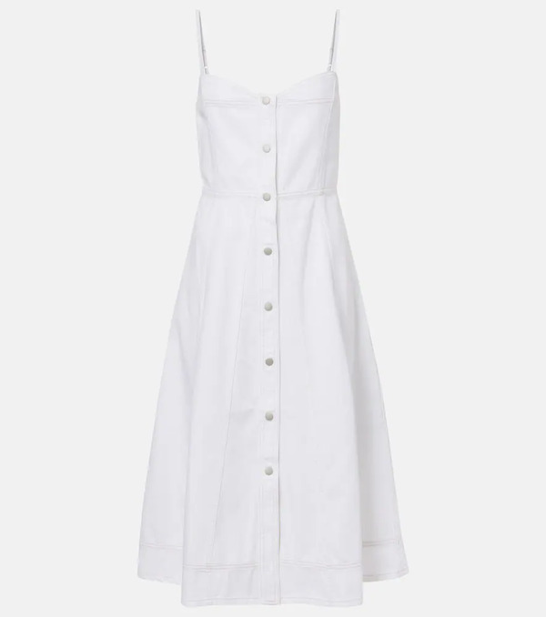  Ag Jeans Ag Jeans Saint Raphael Denim Midi Dress 