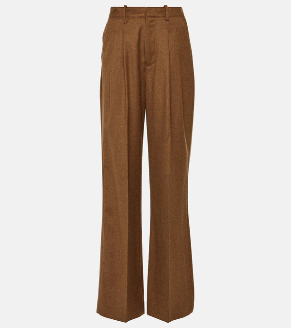  Ag Jeans Ag Jeans X Emrata Joan Wool Wide-leg Pants 