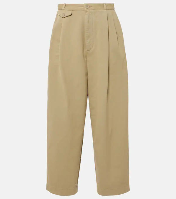  Agolde Agolde Becker Wide-leg Cotton Twill Chinos 