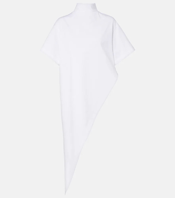  Alaia Alaã¯a Asymmetric Cotton Jersey T-shirt 