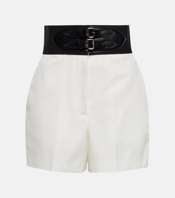  Alaia Alaã¯a Belted High-rise Shorts 