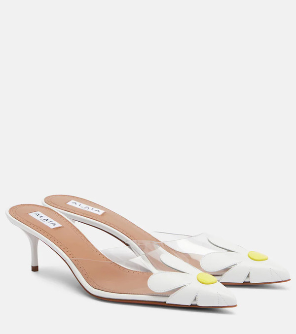  Alaia Alaã¯a Bloom Floral Mules 