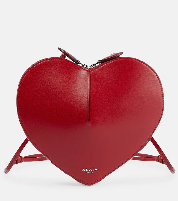  Alaia Alaã¯a Cåur Small Leather Shoulder Bag 