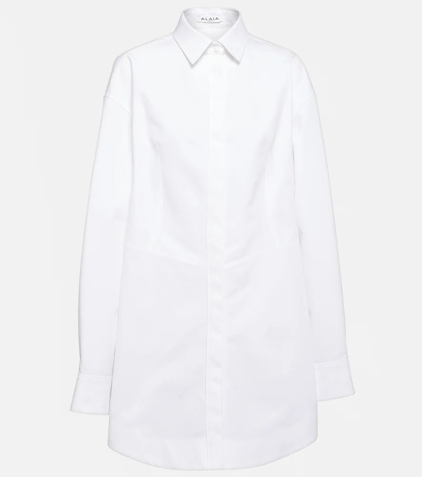  Alaia Alaã¯a Cotton Poplin Shirt 