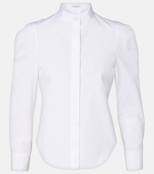  Alaia Alaã¯a Cotton Poplin Shirt 