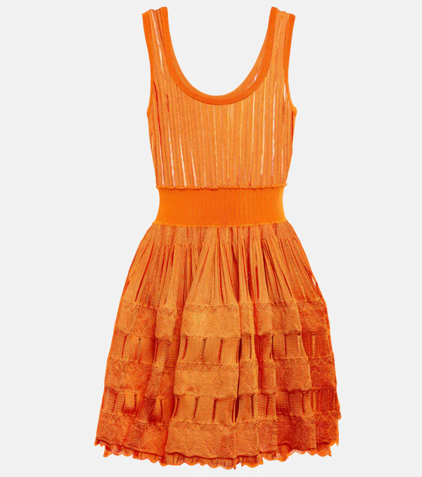  Alaia Alaã¯a Crinoline Minidress 