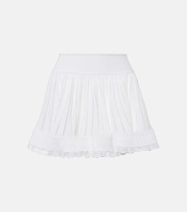  Alaia Alaã¯a Crinoline Pleated Shorts 