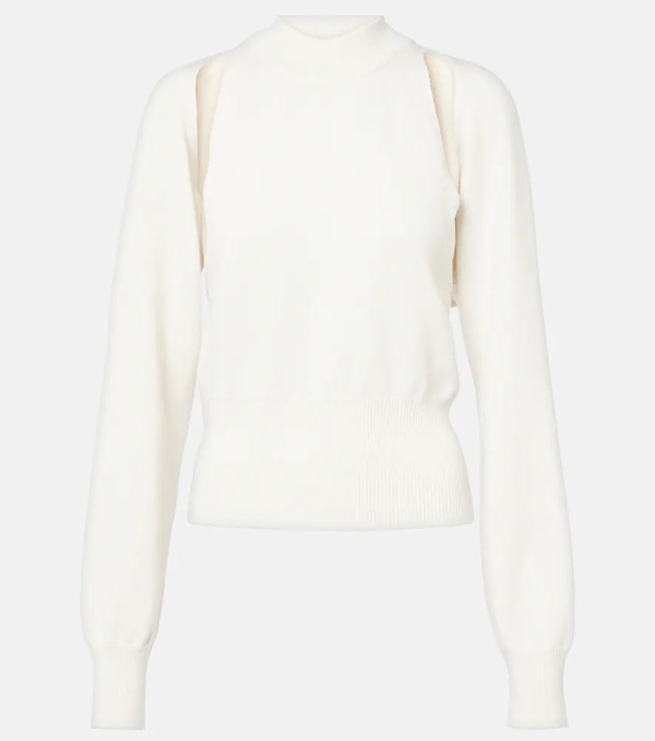  Alaia Alaã¯a Cutout Wool Sweater 