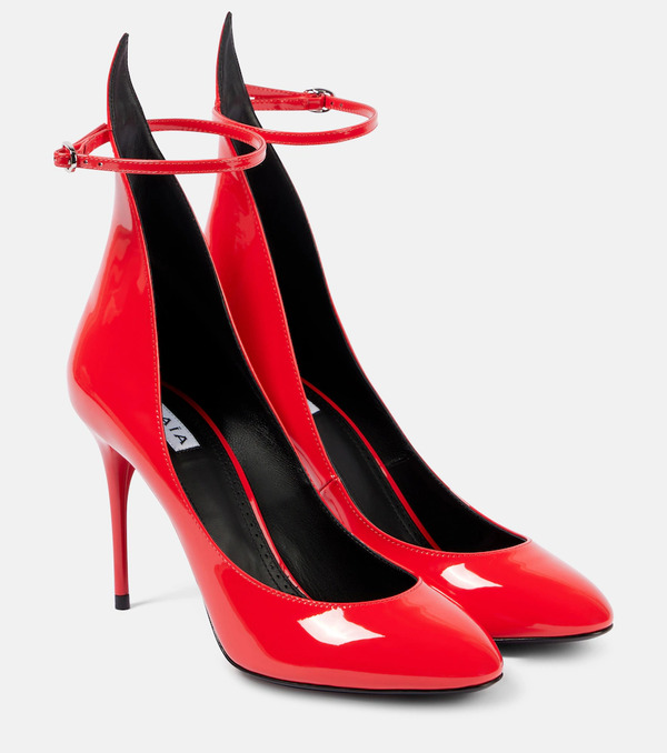 Alaia Alaã¯a Decollete Patent Leather Pumps 