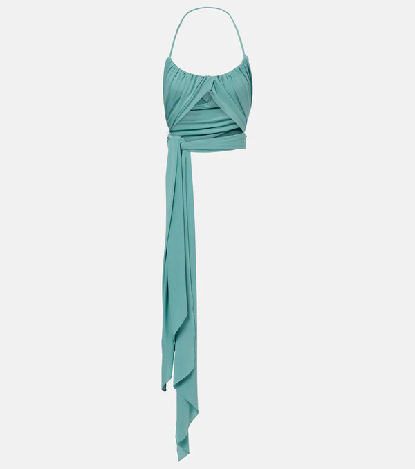  Alaia Alaã¯a Draped Halterneck Top 