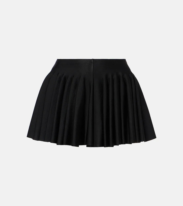  Alaia Alaã¯a Godet Pleated Shorts 