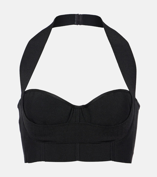  Alaia Alaã¯a Halterneck Bra Top 