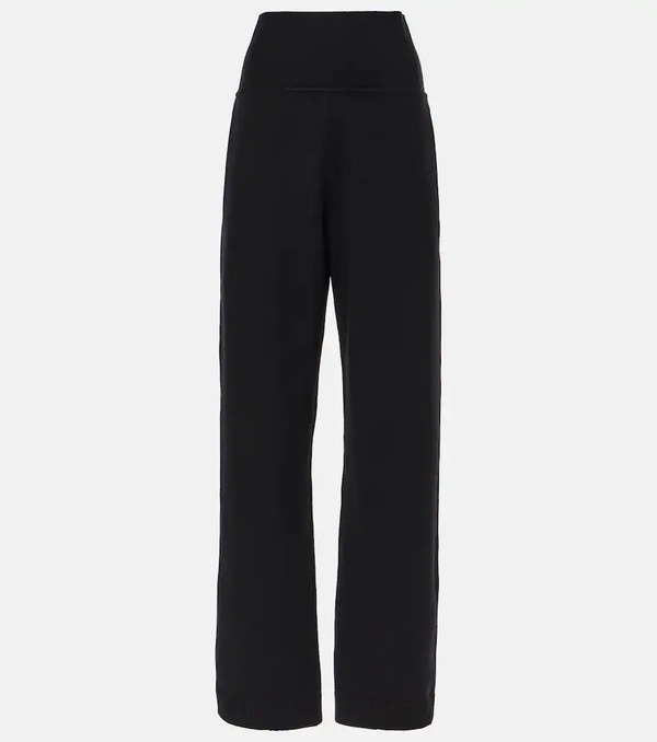  Alaia Alaã¯a High-rise Wool-blend Straight Pants 