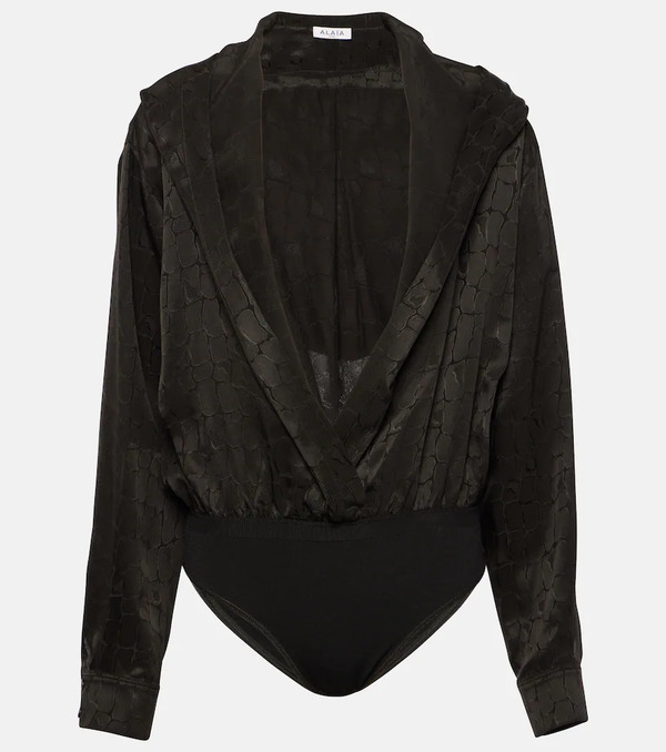  Alaia Alaã¯a Hooded Bodysuit 