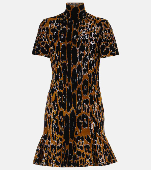  Alaia Alaã¯a Jacquard Minidress 