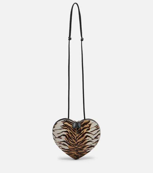 Alaia Alaã¯a Le Cåur Small Calf Hair Crossbody Bag 