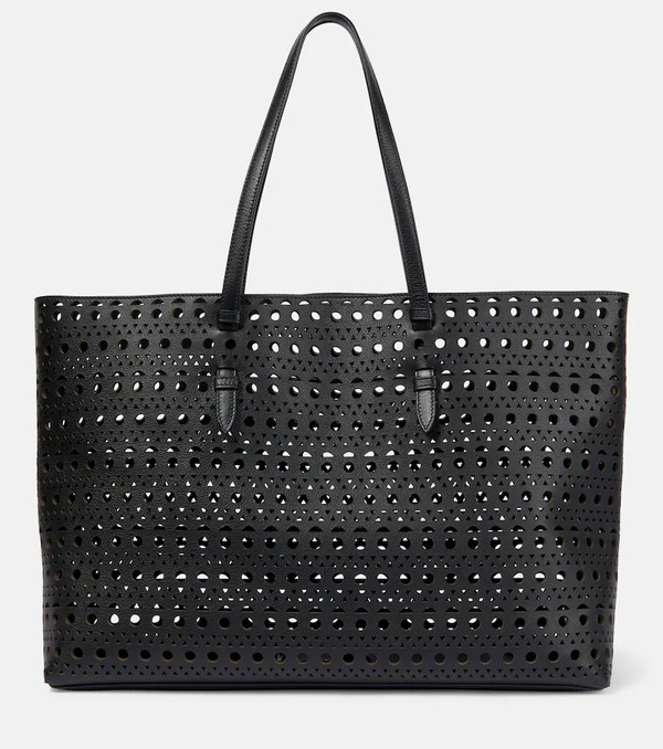  Alaia Alaã¯a Le Mina 44 Vienne Leather Tote Bag 