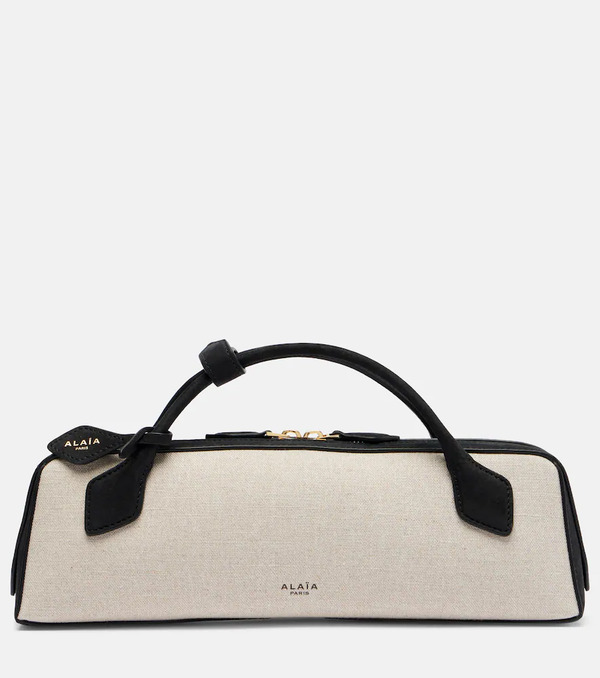  Alaia Alaã¯a Le Teckel Canvas Clutch 