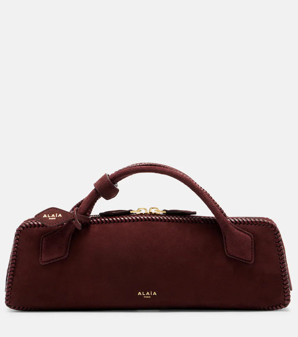  Alaia Alaã¯a Le Teckel Small Suede Clutch 