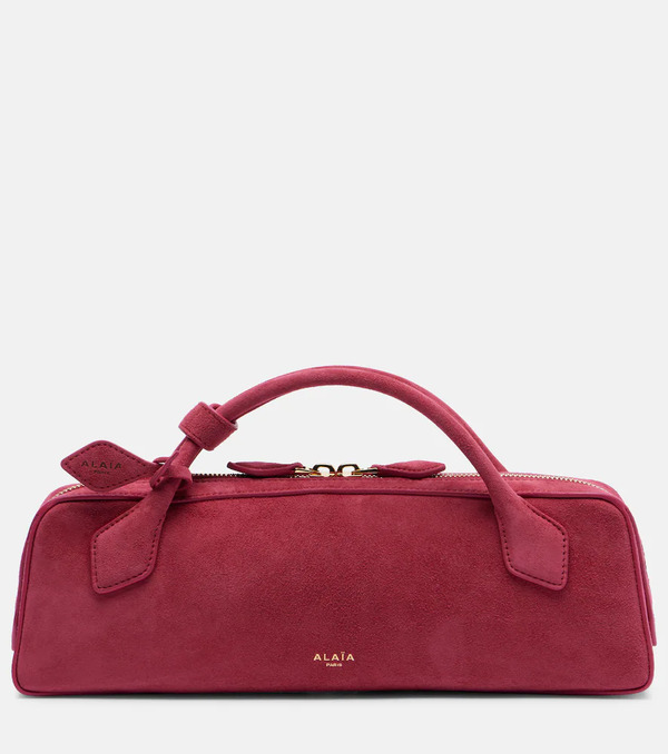 Alaia Alaã¯a Le Teckel Small Suede Clutch 