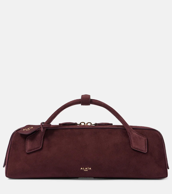  Alaia Alaã¯a Le Teckel Suede Clutch 
