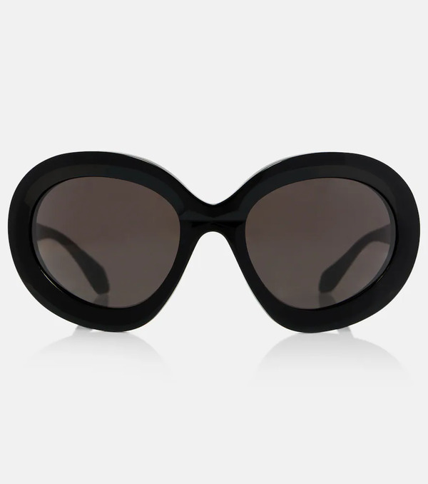  Alaia Alaã¯a Logo Oversized Sunglasses 