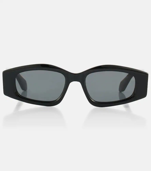  Alaia Alaã¯a Logo Rectangular Sunglasses 
